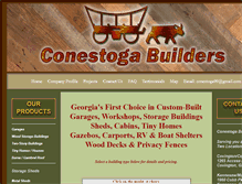 Tablet Screenshot of conestogabuilders.com